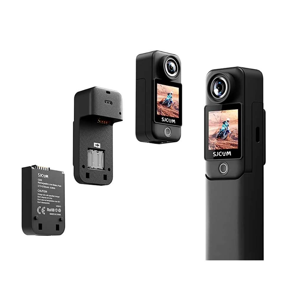 SJCAM C300 4K Action Camera with Dual 1.3-Inches Touchscreen
