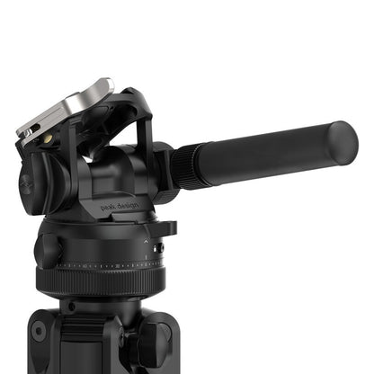 Peak Design Pro Lite | Pro Tall Tripod Tilt Mod 360° Pan Fluid Video Head w/ Arca-Type Quick Release