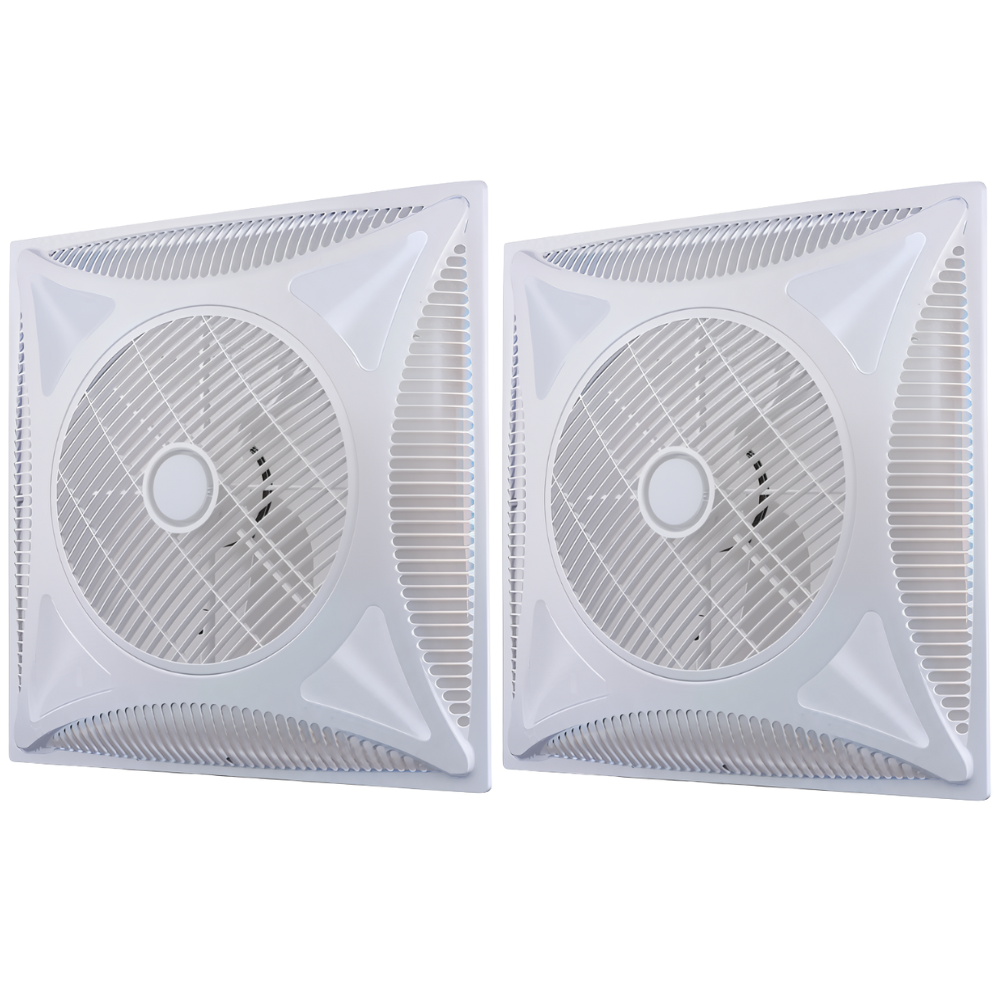 Ucassa 360° Air Ceiling Circulation Fan Conceal Embedded Ceiling Fan with 3 Level Speed Remote Control for Home, Office, Convenience Store, Supermarket and Industrial | APD-60L | APT-35F