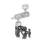 SmallRig Super Clamp with ARRI-Style Accessory Thread for 10-55mm Rods, 2.5kg Load Capacity, 1/4"-20 Threads for Monitor, Light and Camera to Rod Attachment 2220