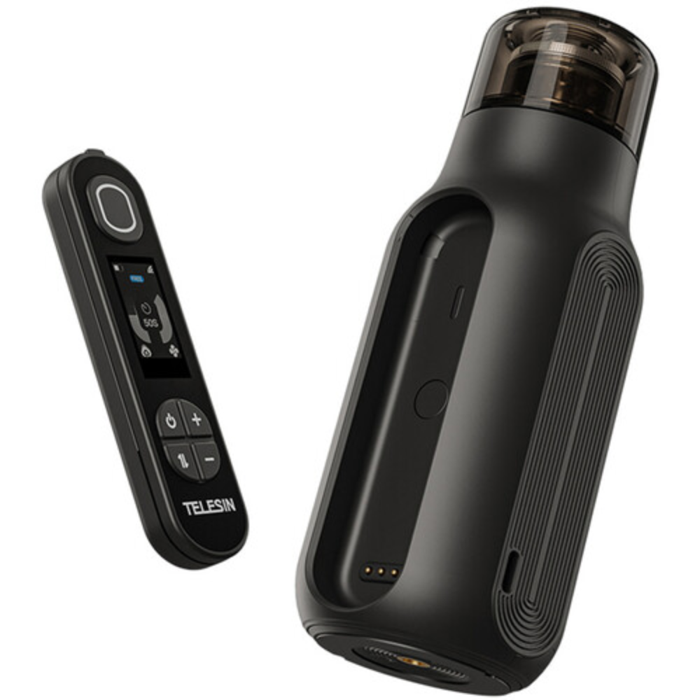 TELESIN C40 Portable Fog Machine 2500mAh with Remote Control Tri-Mode and 36 Fog Level Presets and Timer Function