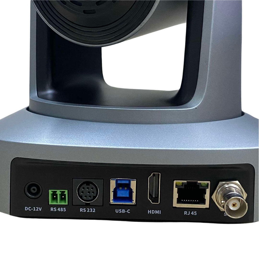 Tenveo TEVO UV612A-4K NDI HX 4K 60fps UHD 12x Optical Zoom PTZ Live Streaming Video Camera with / HDMI / RJ45 PoE / SDI Interfaces, 175 / 90 Degree Pan and Tilt for Conference Meeting Live Streaming and Broadcast