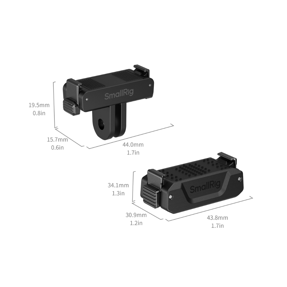 SmallRig Quick Release Adapter Support Kit with 1/4"-20 Threaded Hole and 2-Prong Mount | 5918B