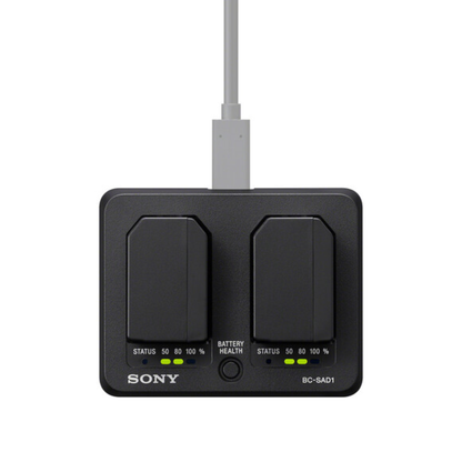 SONY NP-SA100 Dual-Bay Charger USB PD Fast Charging | BC-SAD1