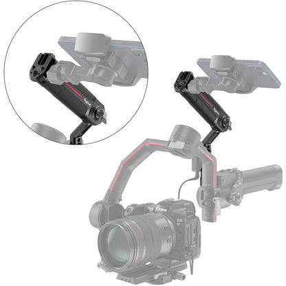 SmallRig Ergonomic Sling Handgrip with 180 Degree Rosette Joint, Mounts via NATO Clamp, 1/4"-20 & 3/8"-16 ARRI-Style Threads, 6Kg Load Capacity for DJI RS 2, RSC 2, RS 3, RS 3 Pro, RS 3 Mini, RS 4 & RS 4 Pro
