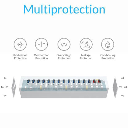 ORICO 13-Port USB 3.0 Hub with Dual Charging Ports - USB Docking Station for MacBook, iMac, PC, Desktop Computers & Laptops (Windows, macOS & Linux) | A3H13P2
