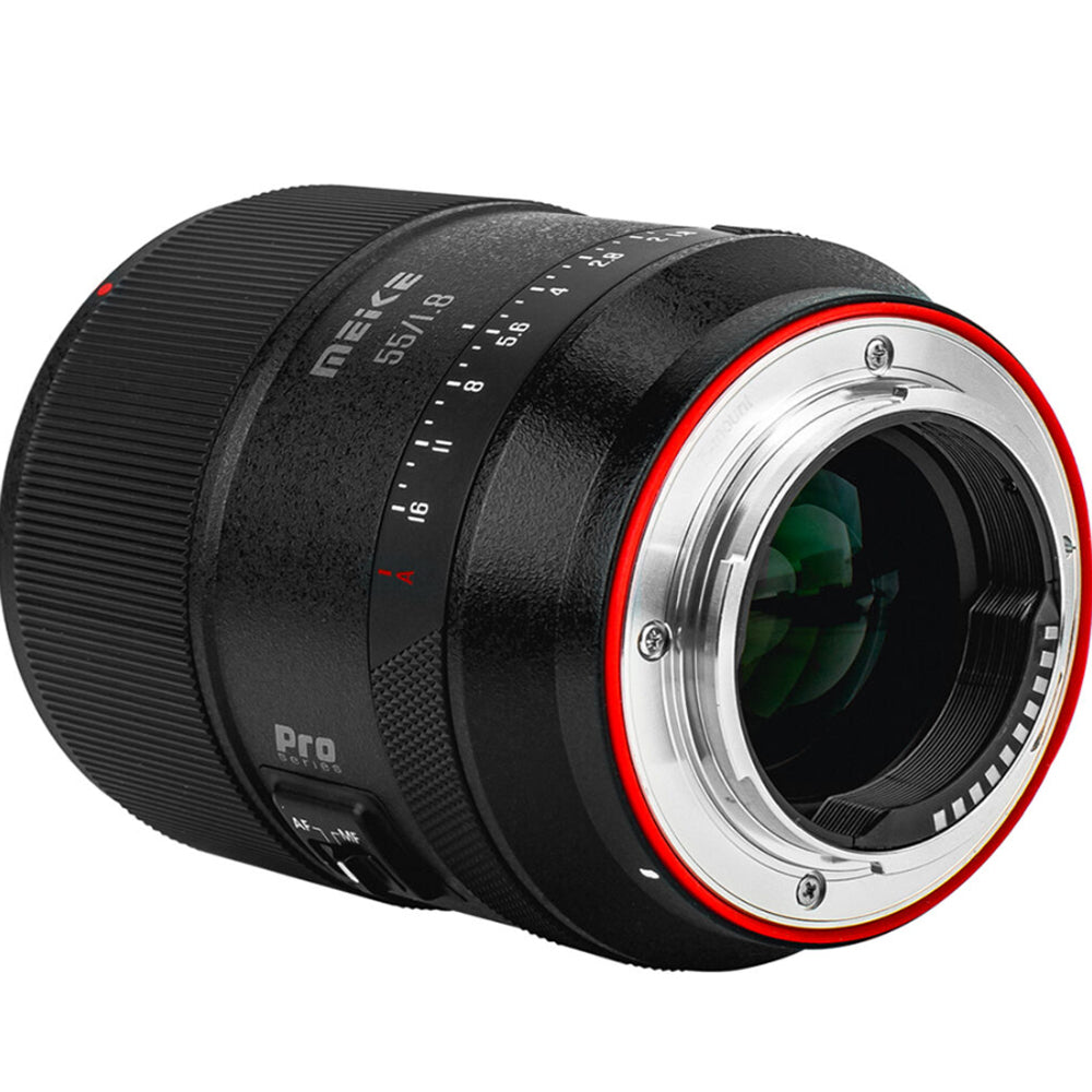 Meike 55mm F/1.8 Pro AF Portrait-Length Prime Lens Full Frame FUJIFILM X Mount, Fast Aperture, Autofocus / Manual Focus Mode, STM Stepping Motor and USB Port for Firmware Upgrades for Photography