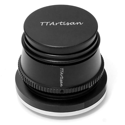 TTArtisan 35mm F/1.4 APS-C Format Canon EF-M Mount Prime Lens Large Aperture Sonnar Optical Design Full Metal Body, MF Manual Focus, 11" Focus Distance, Clicked Aperture Ring for Smooth Bokeh & Low Light Photography | Black