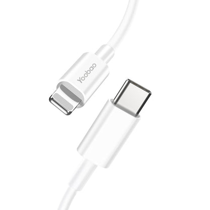 [CLEARANCE] YOOBAO YB-415 36W 1M PD Fast Charging Cable USB Type-C to Lightning - White