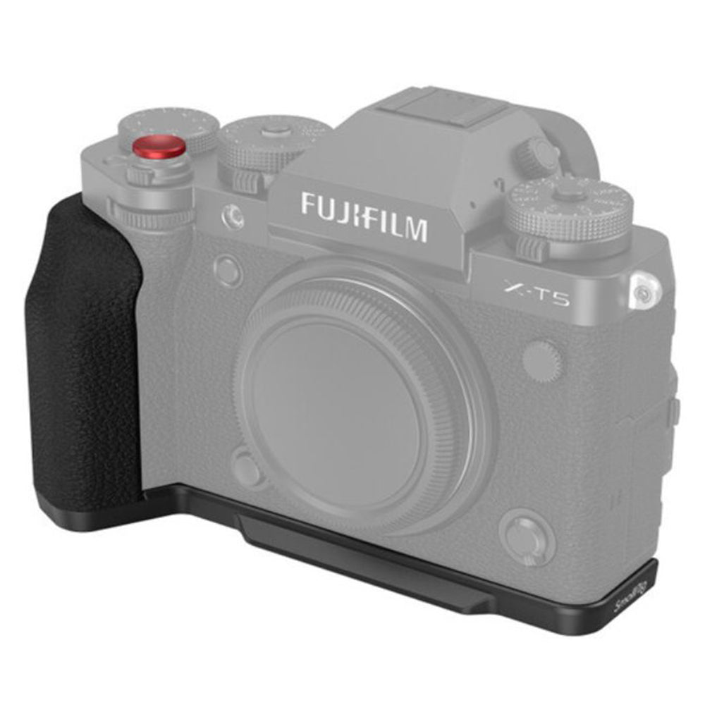 SmallRig L-Shape Bracket for FUJIFILM X-T5 Camera with Silicone Grip - Arca-Type Baseplate, Shutter Button, Lightweight & Compact Design, Unobstructed Access to Ports, Buttons & Flip Screen, Multiple Mounting Options | 4260 4136