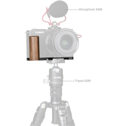 SmallRig L-Shape Camera Grip for Panasonic LUMIX S9 with Arca-Type Quick Release Base Plate and Silicone Handle | 4517