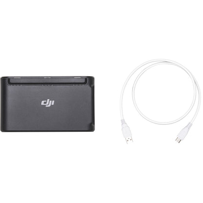 DJI Two-Way Charging Hub with Micro USB Charging Cable, Charge Up to 3 Packs in Sequence, and Built-In Battery Status Lights for DJI Mavic Mini