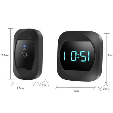[CLEARANCE] DAYTECH DB17 Self-Powerd LED Smart Wireless Doorbell Plug and Play AC 100V-240V Water-Resistant 300m Long Range Door Bell Buzzer with Adjustable Volume, 38 Chimes and Tunes for Home Office Indoor and Outdoor Installation