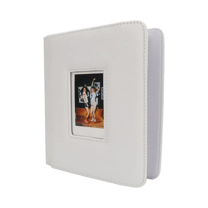 Pikxi AM288 288 Pockets PU Leather Photo Album for Fujifilm Instax Mini Instant Film Cameras - Available in Blossom Pink, Pastel Blue, Lilac Purple, Off White, Mint Green, Black and Brown