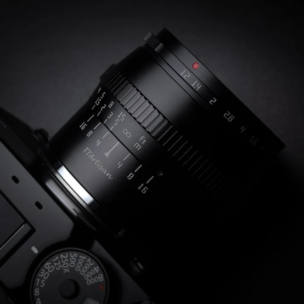 TTArtisan 50mm F/1.2 APS-C Format Sony E Mount Portrait Prime Lens Large Aperture Sonr Optical Design Full Metal Body, MF Manual Focus, 19.2" Focus Distance, Clicked Aperture Ring for Smooth Bokeh & Low Light Photography | Black, Silver