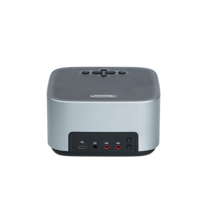 Tenveo M6B Conference Bluetooth Speakerphone with Built-in Omnidirectional Microphone and Dual Expansion Mics for Video Live Streaming, Broadcast, Gaming, Conferencing & Meeting