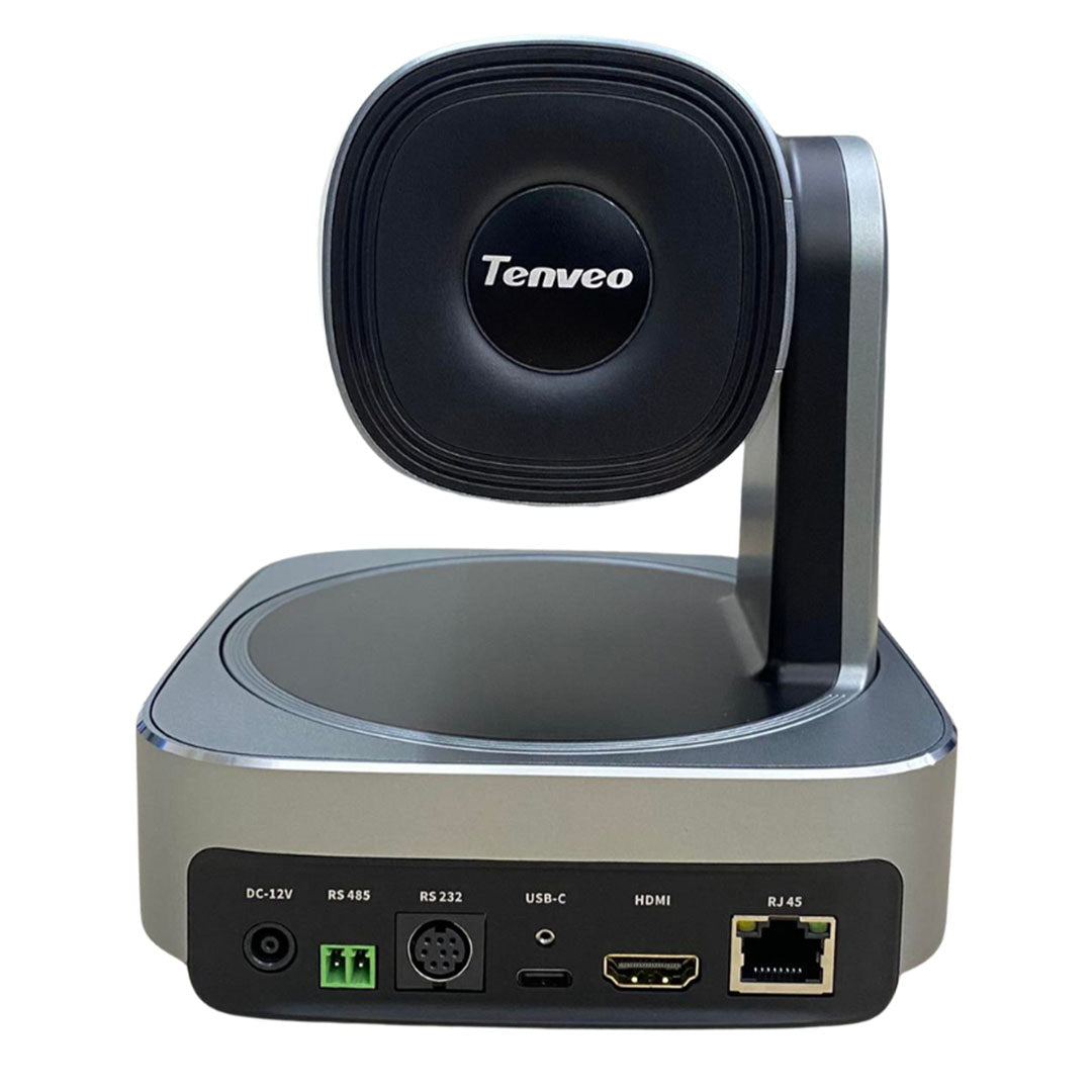 Tenveo TEVO VLOOP 12U NDI HX 4K UHD USB C 12X Optical Zoom PTZ Live Streaming Camera with HDMI / RJ45 PoE / RS485 / RS232 for Video Conference Meeting, Live Streaming and Broadcast