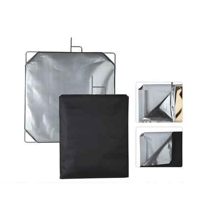 Dearkol 70x90 / 120x120cm Stainless Steel Flag Panel | HB-2836A, HB-4848A