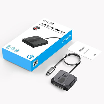 [CLEARANCE] ORICO 2.5" / 3.5" SATA SSD HDD Hard Disk Drive Adapter with Silicone Cover, USB 2.0 Output, 480Mbps Transfer Rate for PC Desktop Computer Laptop | UTS2-2AB