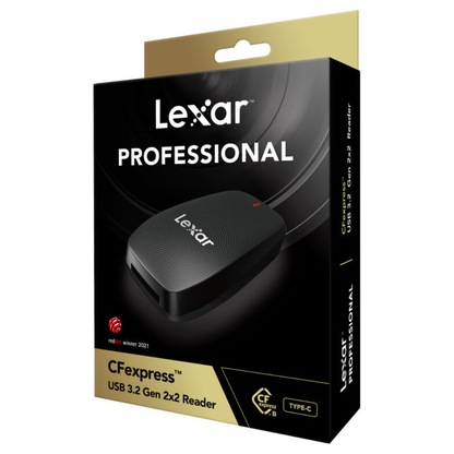 Lexar RW550 Professional CFexpress Type B Reader, Up to 1900MB/s Read Speed, USB 3.2 Gen 2x2, USB-C