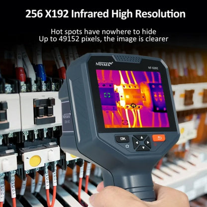 [CLEARANCE] Noyafa Digital Handheld Industrial Thermal Imager with 3.5" 750p LCD Screen Display, 2600mAh Built-In Battery, 8GB Storage Memory, USB-C Charging & Data Cable, Multi-Image Modes for Device, Electrical, Pipeline, Building Inspection, etc.