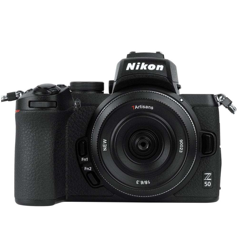 7Artisans Photoelectric 18mm F/6.3 Mark II APS-C Format Nikon Z Mount Wide Angle Prime Pancake UFO Slim Lens MF Manual Focus for Mirrorless Cameras