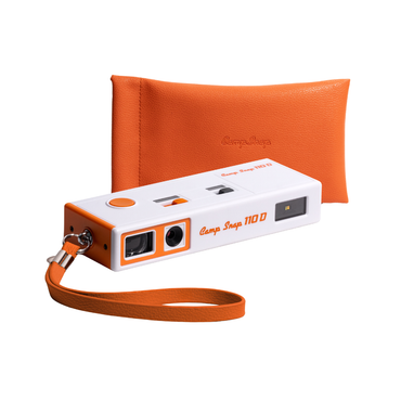 Camp Snap 110D Vintage Style Retro Screen-Free Digital Camera | Black in Black, Dreamsicle
