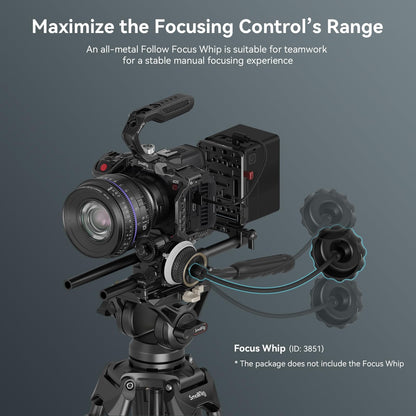 SmallRig Lightweight and Adjustable Mini Follow Focus 3010C