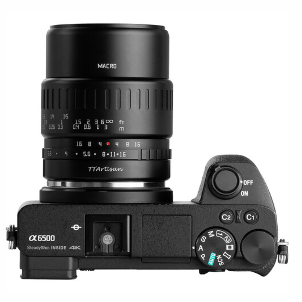 TTArtisan 40mm f/2.8 APS-C Format Sony E Mount Macro Prime Portrait Lens with Large Aperture, ED Glass, Manual Focus Mode, 1:1 Magnification and Smooth Bokeh for Mirrorless Camera Photography