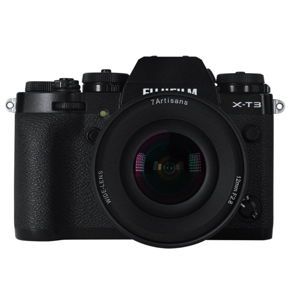 7Artisans 12mm F/2.8 Mark II APS-C Format Fujifilm X Mount Wide Angle Prime Lens MF Manual Focus Large Aperture for Mirrorless Cameras
