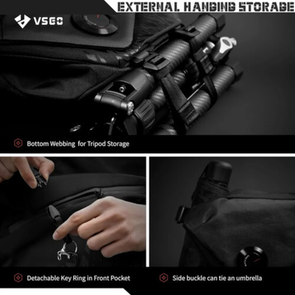 VSGO 4L Black Snipe Camera Day Sling Bag | V-BP05L