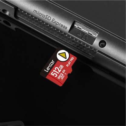 Lexar PLAY PRO microSDXC V30 U3 C10 Express Card, Up to 900MB/s Read 600MB/s Write | 256GB / 512GB