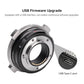 Viltrox EF-M1 Pro Lens Mount Adapter for Canon EOS EF / EF-S Series Lenses to Panasonic Olympus M43 MFT Digital Cameras with Rotary Lock, USB Type-C Port, EXIF Signal Transmission and IS Anti Shake Function