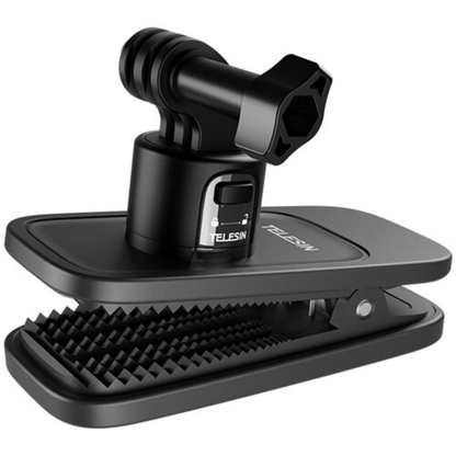 TELESIN Magnetic QR Quick Release Backpack Clip for Action Cameras with Vertical / Horizontal Switching