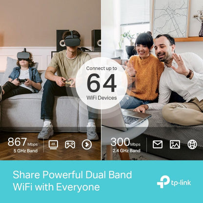 TP-Link Archer MR600 Cat6 AC1200 Dual Band Wireless 4G+ LTE Gigabit Router Wi-Fi | SIM Card Plug & Play (Openline), MU-MIMO, WPA3 WIFI Security, TP Link OneMesh & Tether APP Support | Network & Telecommunications Devices | TPLINK