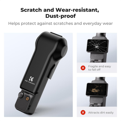 K&F Concept Screen Lens Protector for DJI Osmo Pocket 4/3 w/ Gimbal Cover