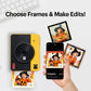 KODAK Mini Shot 3 RETRO 2 in 1 Instant Camera and Photo Printer Kit Bundle 3" x 3" Prints, 8 + 60 Sheets with Accessories, 1.77" LCD Display, 4PASS Print Technology, Bluetooth Printing via Mobile Smartphone App | C300R