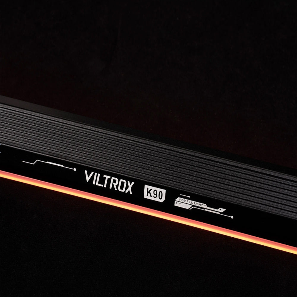 Viltrox K90 30W RGB Magnetic Handheld 38" Dual LED Light Stick Kit 2.4GHz Wireless, 2500K~8500K CCT Range, 3300mAh Battery with 26 Light Effect Presets, Onboard / App / Remote Controls for Studio and Lighting Equipment