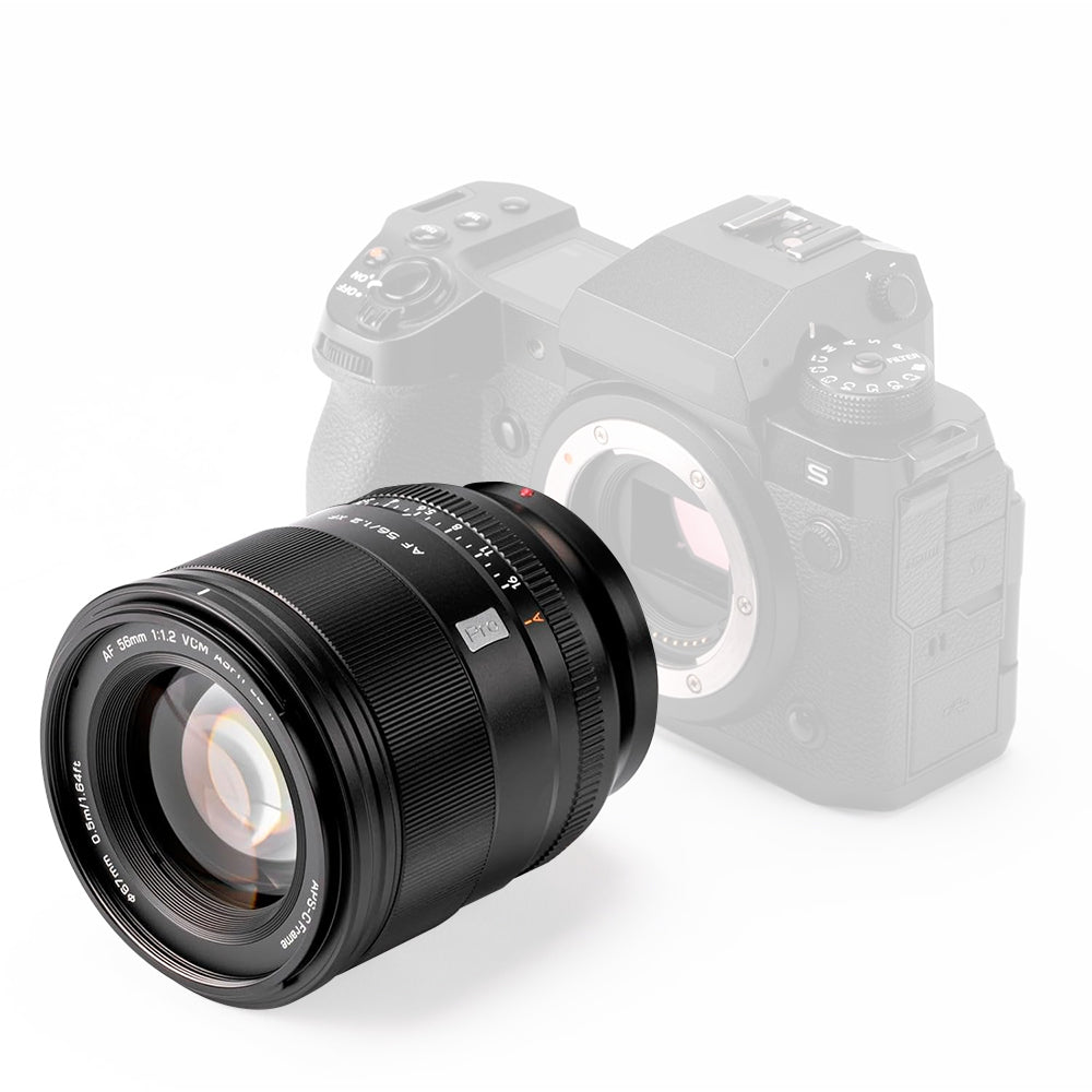 Viltrox AF 56mm f/1.2 Pro XF Fujifilm X-Mount APS-C Fast Portrait Prime Lens with Autofocus Dual HyperVCM Motor, Ultra-Large Bright Aperture & 0.5m Minimum Focusing Distance for Fujifilm X-T, X-S, X-H, X-E, X-Pro Series Mirrorless Cameras