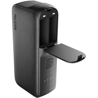 TELESIN 3-Port Storage Charging Case Power Bank for GoPro HERO11/10/9/8/7/6/5 Batteries