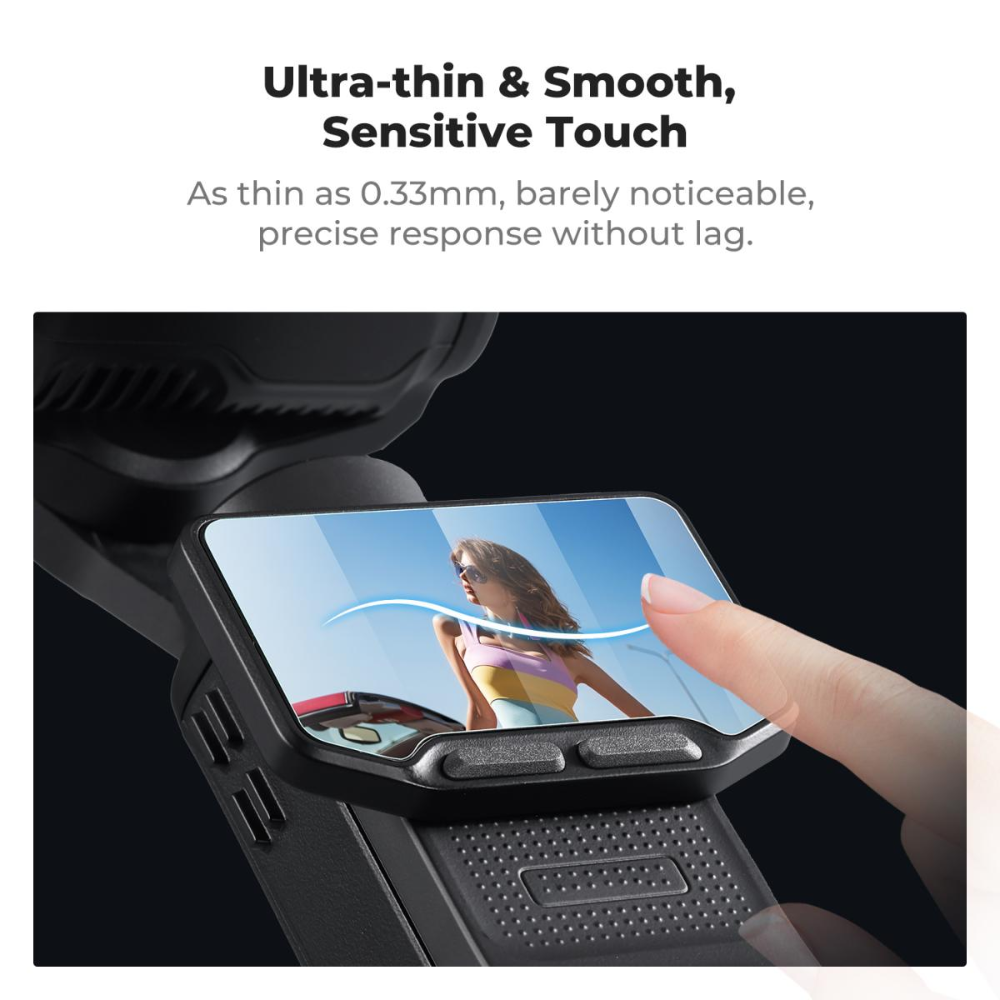 K&F Concept 2 Screen Protector for Insta360 Luna Ultra, 9H Tempered Glass, 0.33mm Ultra-Thin