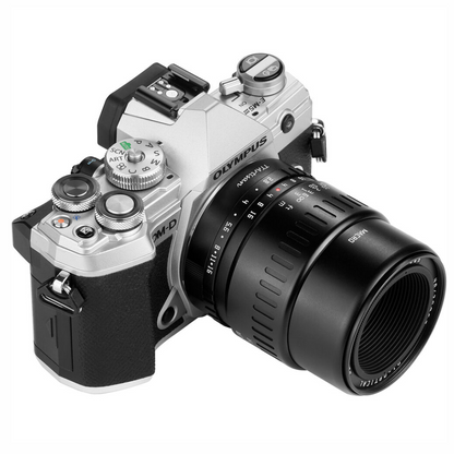 TTArtisan 40mm f/2.8 APS-C Format Micro Four Thirds M43 Mount Macro Prime Portrait Lens with Large Aperture, ED Glass, Manual Focus Mode, 1:1 Magnification and Smooth Bokeh for Mirrorless Camera Photography