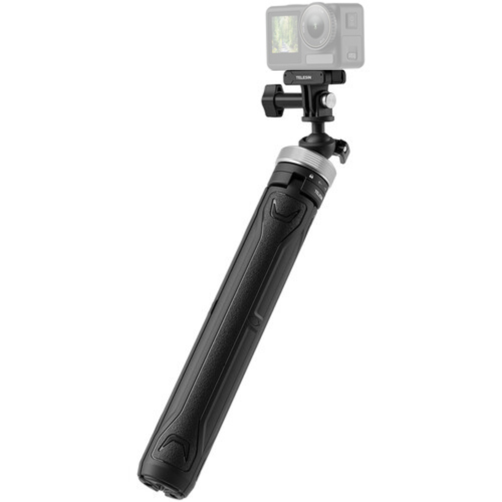 TELESIN Action Camera Tripod Selfie Stick 4 Section 360° Ball Head with Max 1.5m Height