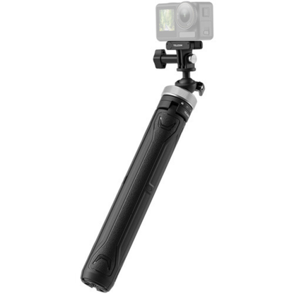TELESIN Action Camera Tripod Selfie Stick 4 Section 360° Ball Head with Max 1.5m Height