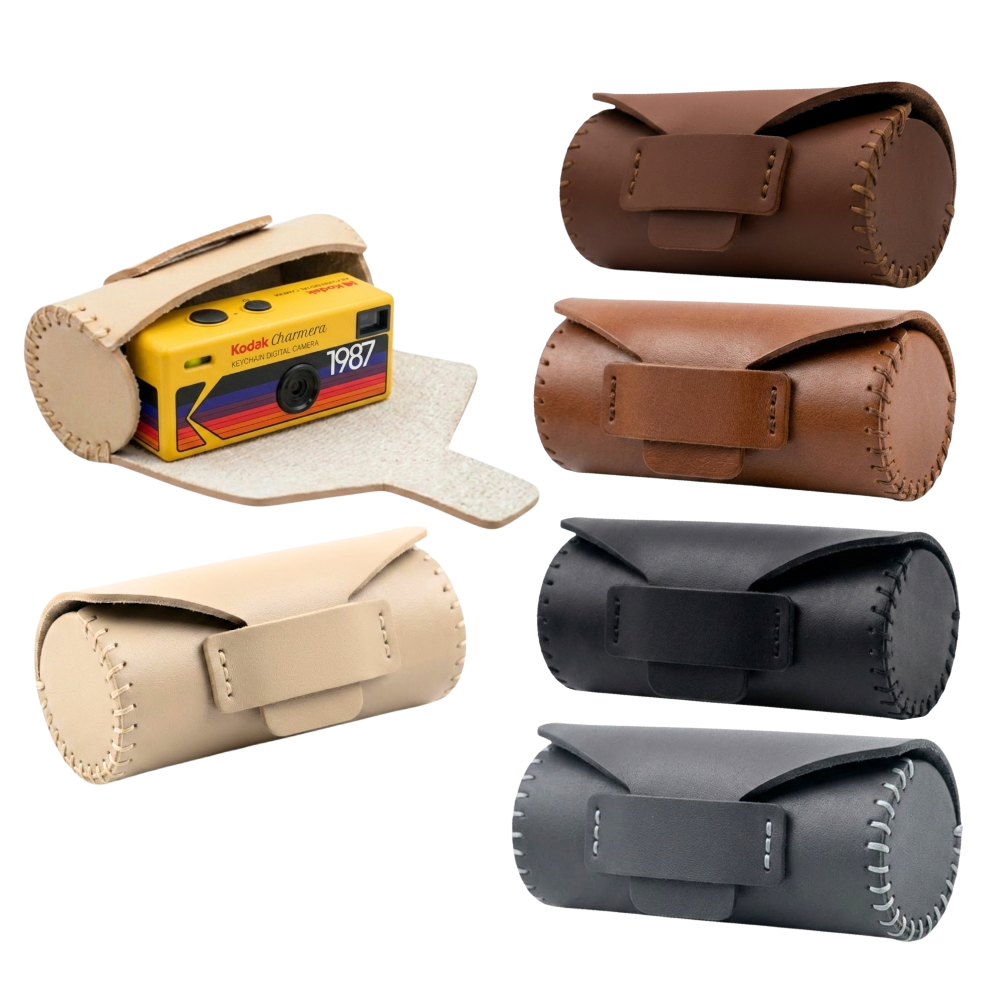 PIKXI Kodak Charmera Camera Leather Pouch Case