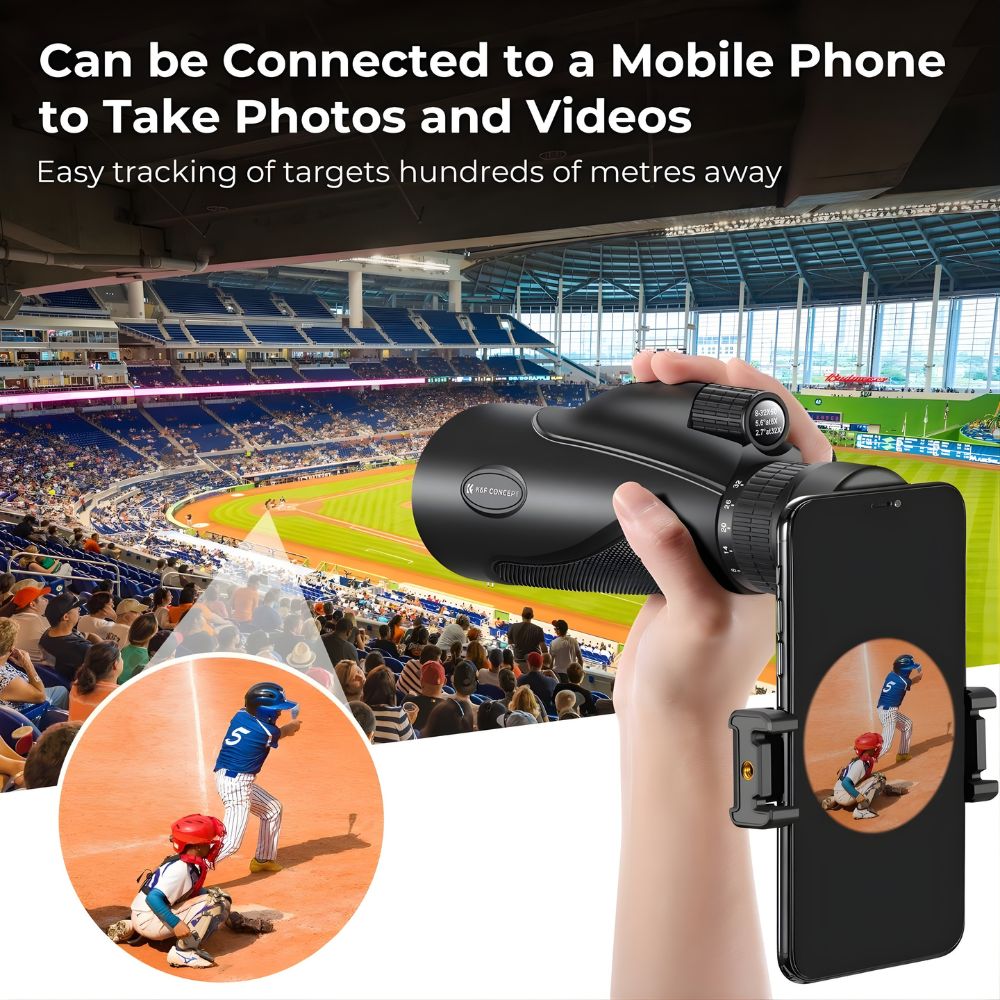 K&F Concept 8x32 50mm Zoom Monocular Smartphone Camera Telescope | KF33-083V1