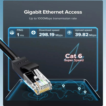 [CLEARANCE] UGREEN CAT6 UTP LAN Ethernet Cable 1000 Mbps Gigabit RJ45 Patch Network Router Cord (50M) | 20170 |