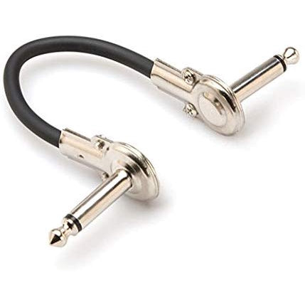 Hosa Technology IRG-100.5 Professional 1/4 Right-Angle to 1/4 Right Angle Coupler (Metal Headshells) - 6