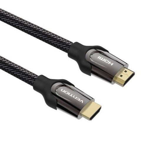 Vention 4K HDR Nylon Braided HDMI Cable with 18 Gbps High Speed Ethernet and Dolby True Audio Support (5m, 10m, 15m) | VAA-B05