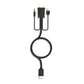 [CLEARANCE] Vention HDMI to VGA 2M Converter Cable with 3.5mm Audio Output and USB Power Supply 1080p 60Hz (ABIBH)